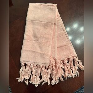 Pink Hand Towel Set of Two NWT